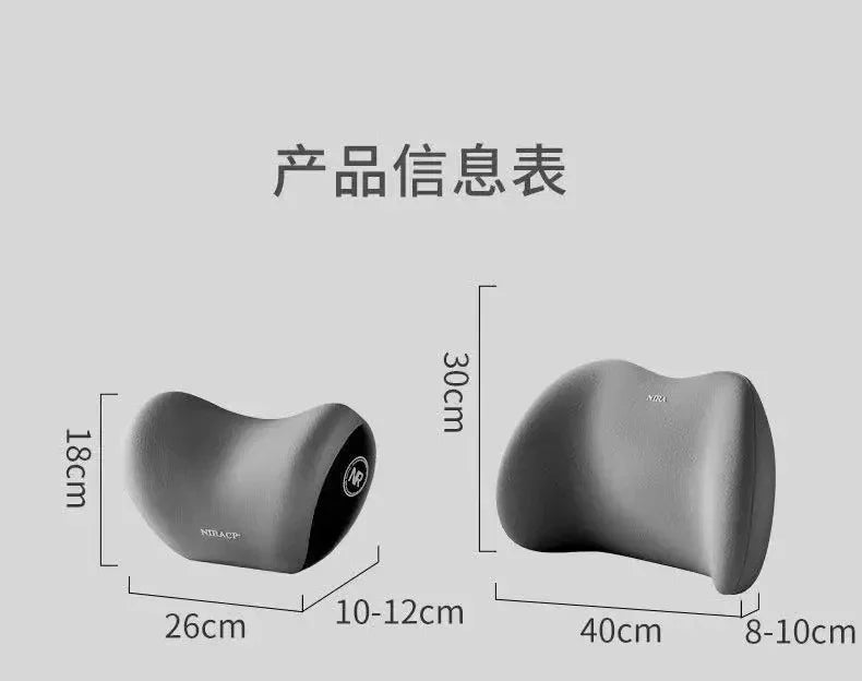 Almohada Lumbar Ergonómica de Espuma Viscoelástica