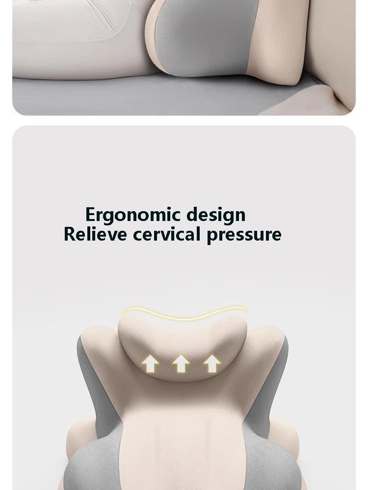 Almohada Ergonómica Multifuncional de Espuma Viscoelástica