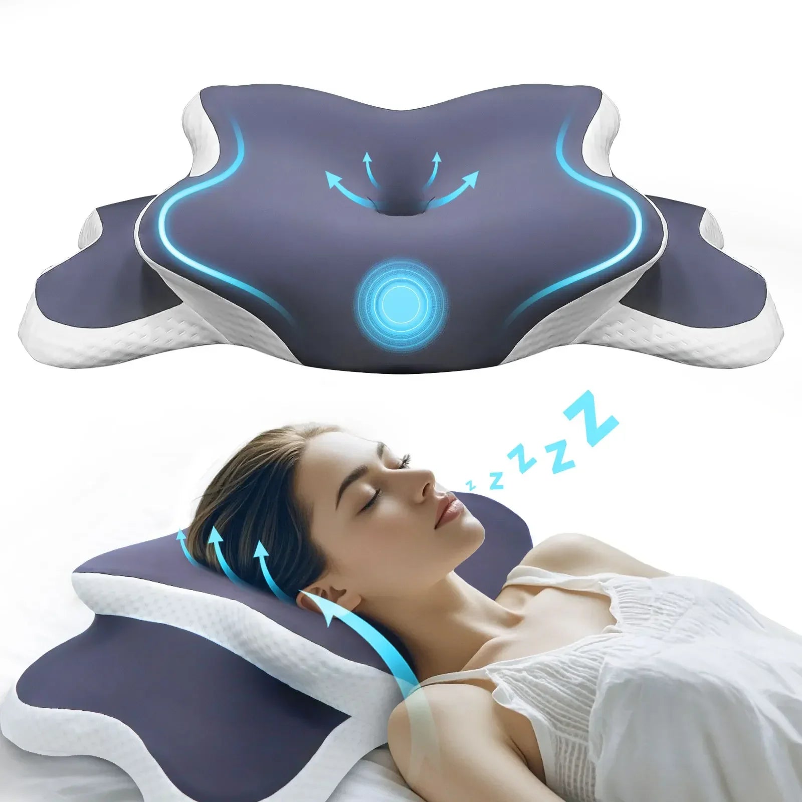 Ergonomic Cervical Pillow for Sleeping