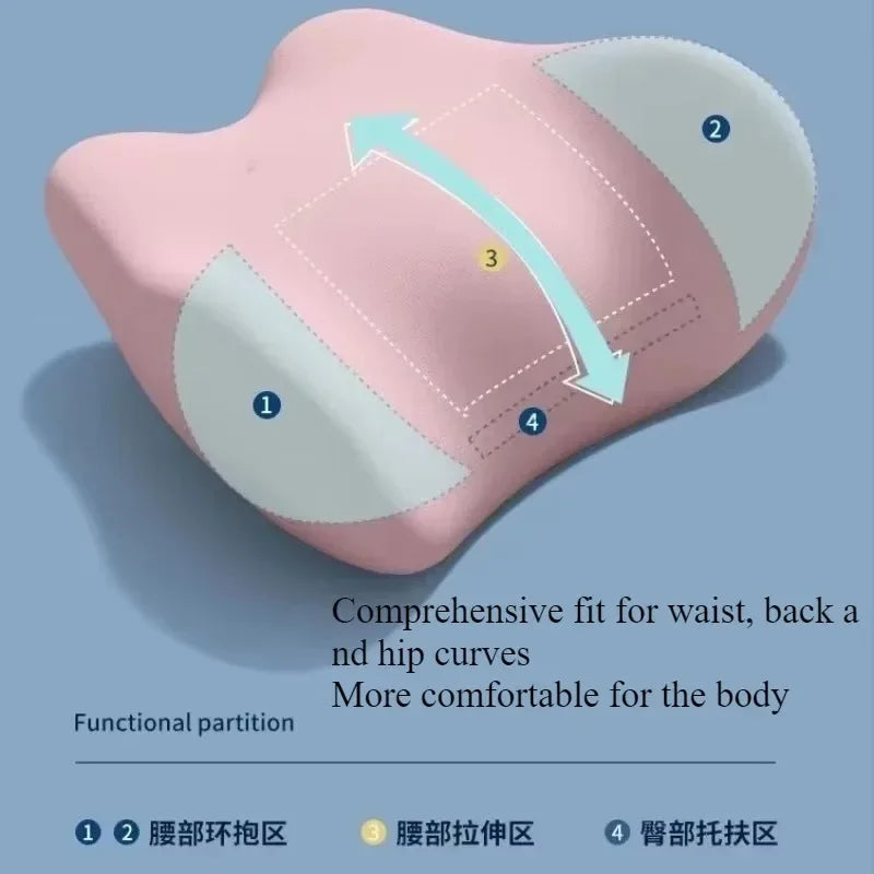 Almohada Lumbar Ergonómica de Espuma Viscoelástica