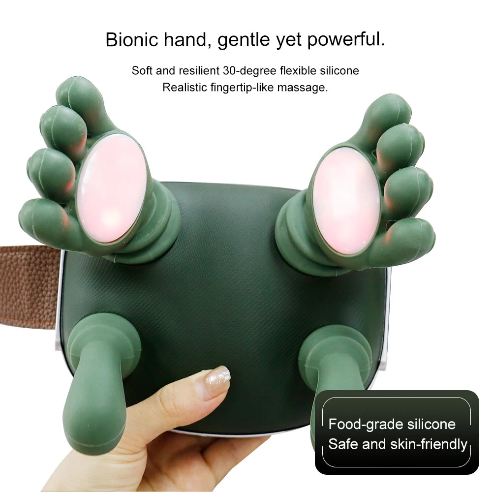 Masajeador Cervical y de Hombros 4D con  Bionic Palm | Masaje Shiatsu  | Masajeador Portátil para Casa y Oficina