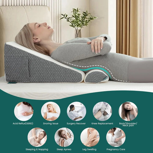 ErgoPlen™ Memory Foam Wedge Pillow