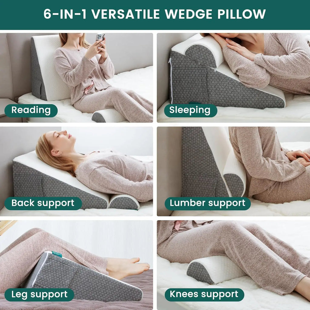ErgoPlen™ Memory Foam Wedge Pillow