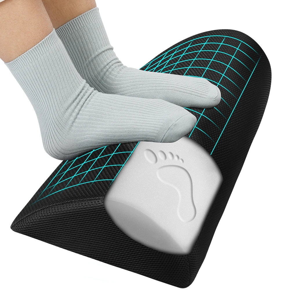 Ergonomic Memory Foam Footrest
