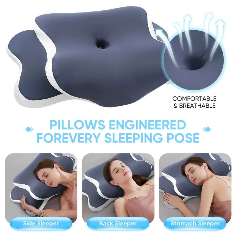 Almohada cervical ErgoPlen para dormir de lado