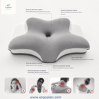 Almohada cervical mariposa ErgoPlen forma envolvente