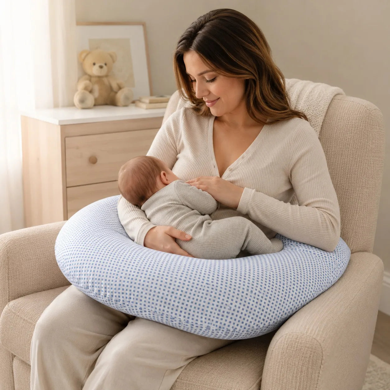 Almohada de embarazo cuerpo completo ErgoPlen vista frontal