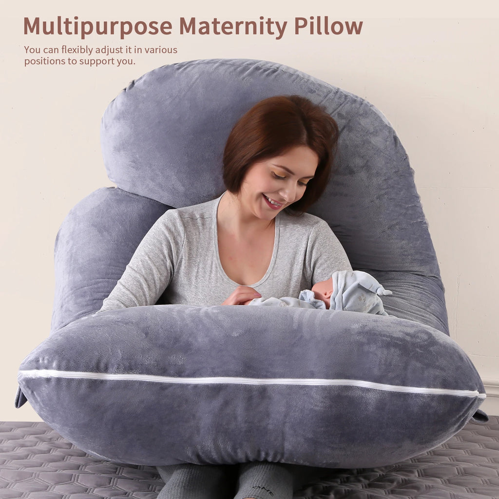 Funda extraíble y lavable de la almohada de embarazo ErgoPlen