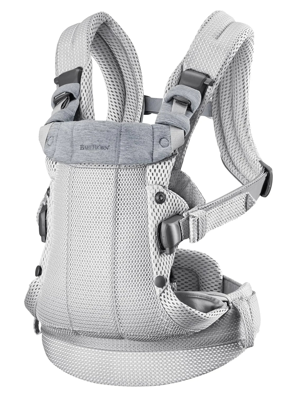 Mochila BabyBjörn con bebé mirando hacia el porteador