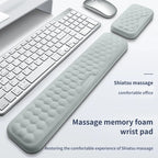 Set reposamuñecas de teclado y ratón en memory foam Ergoplen